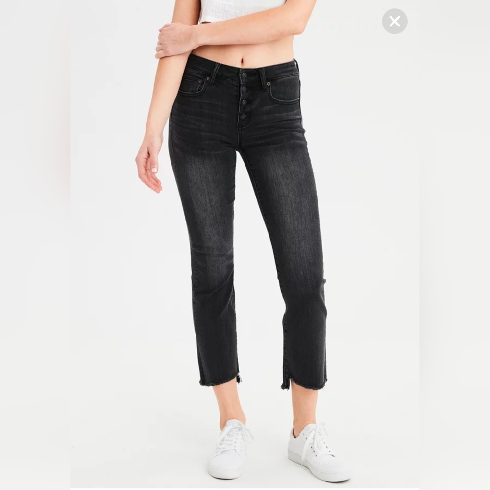 American Eagle High Rise Crop Flare